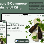 Beauty Ecommerce Website UI Kit