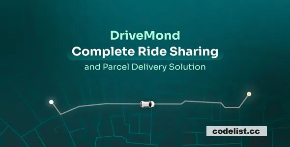 DriveMond – Ride Sharing & Parcel Delivery Solution Scripts