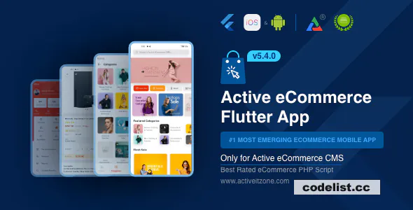 Active eCommerce Flutter AppVERSAO=1.0.0