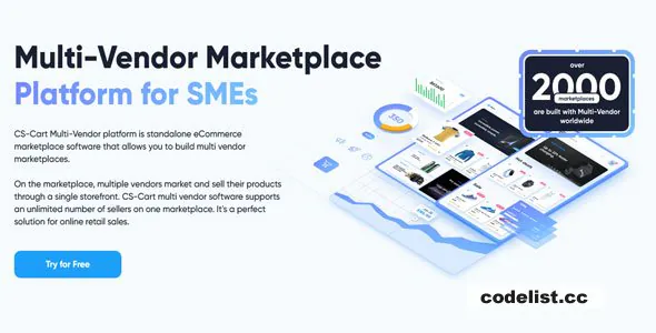 CS-Cart Multi-Vendor – Marketplace Platform