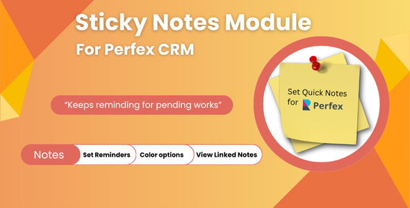 Sticky Notes Module para Perfex CRM